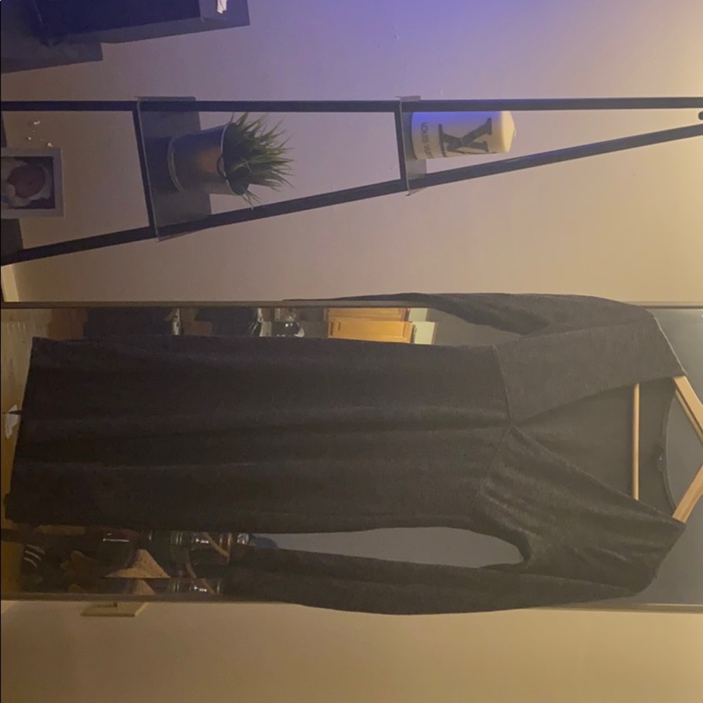 Charcoal grey dress